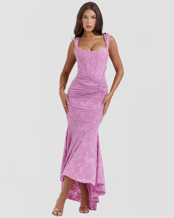 Victoria | Regal Draped Dress
