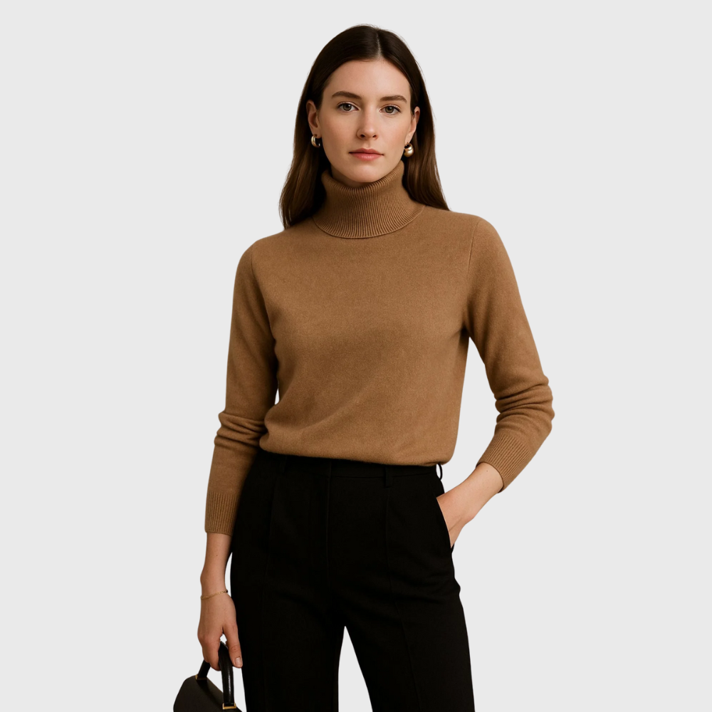 Cashmere turtleneck sweater