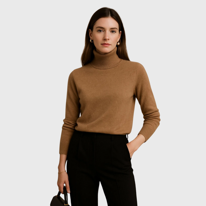 Cashmere turtleneck sweater