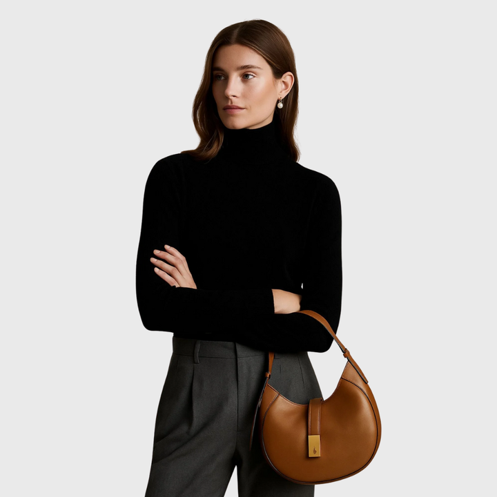 Cashmere turtleneck sweater