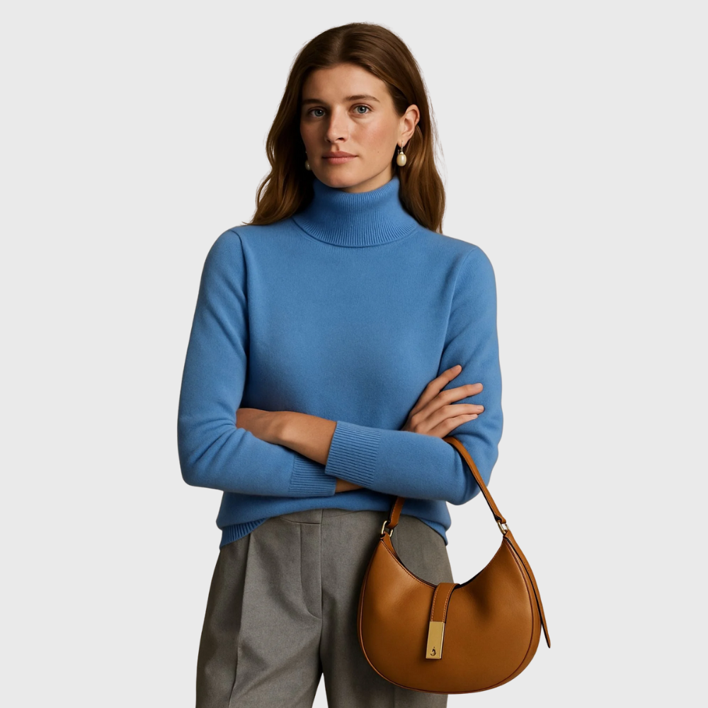 Cashmere turtleneck sweater
