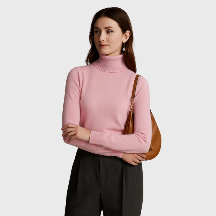Cashmere turtleneck sweater