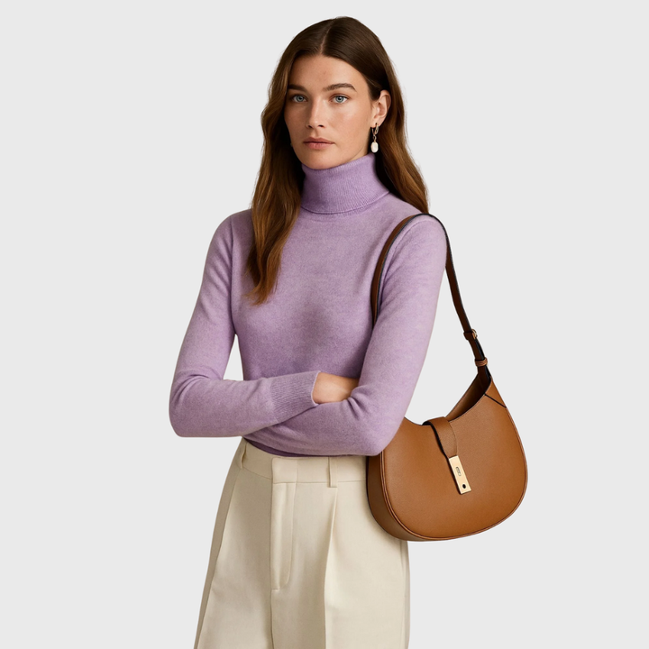 Cashmere turtleneck sweater