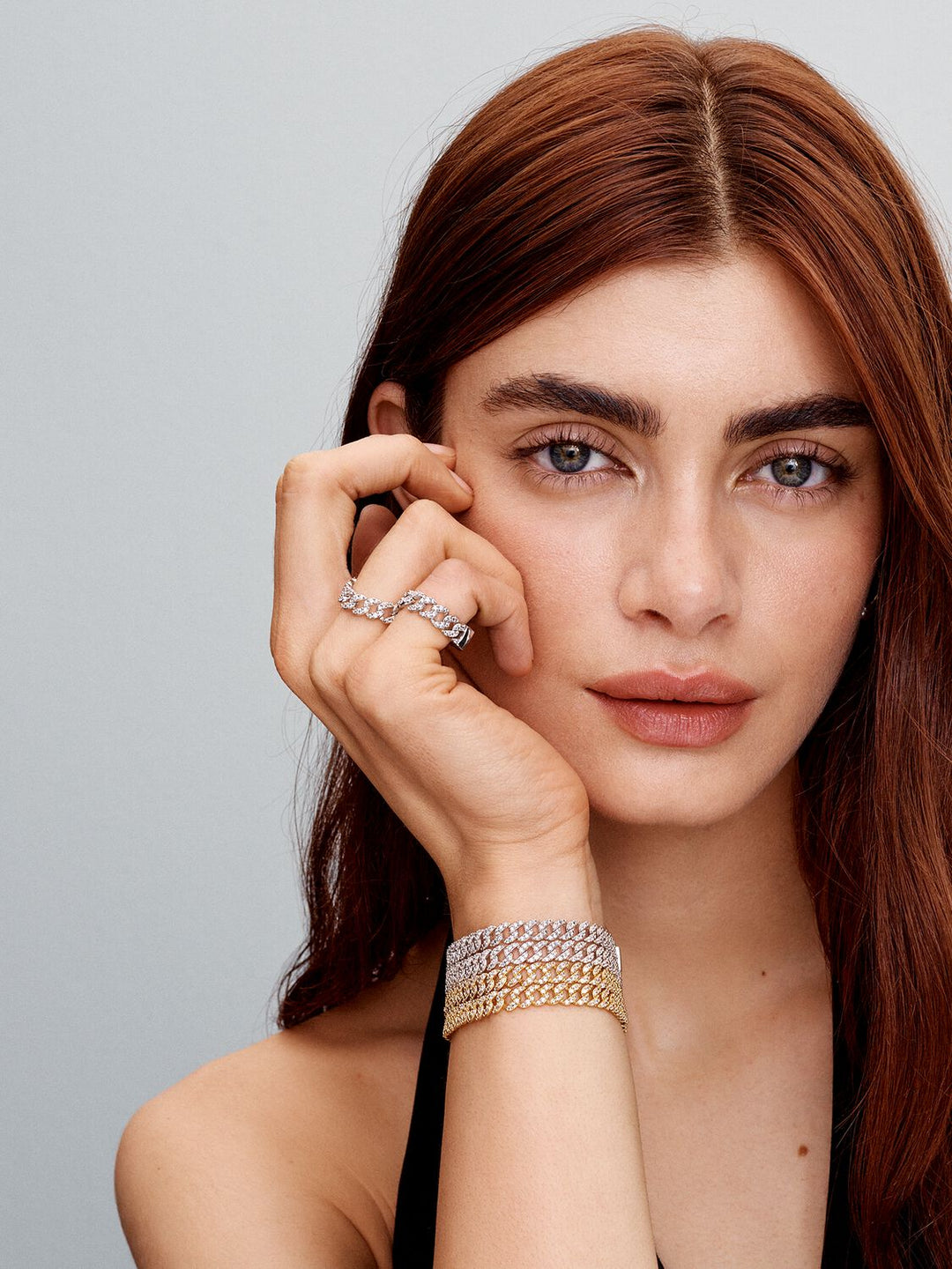 Moissanite Cuban Bracelet | Gold 18k