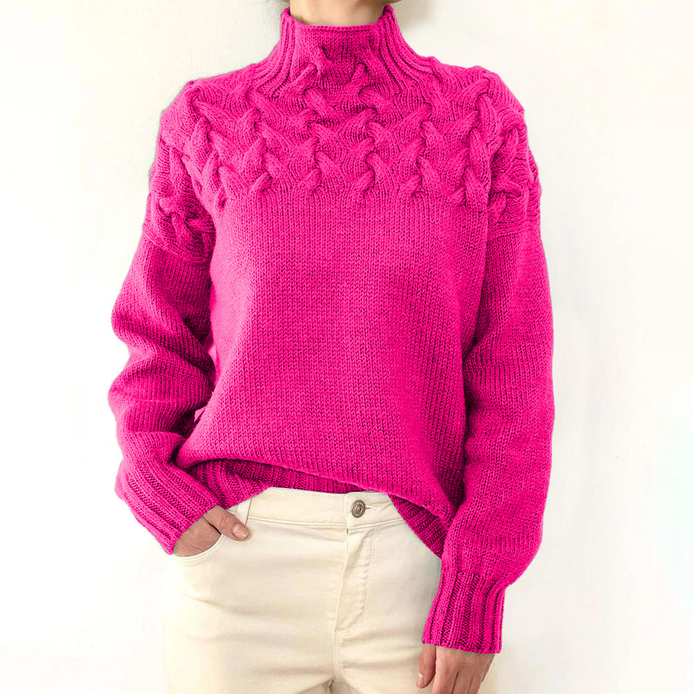 Elena – Warm Knitted Turtleneck