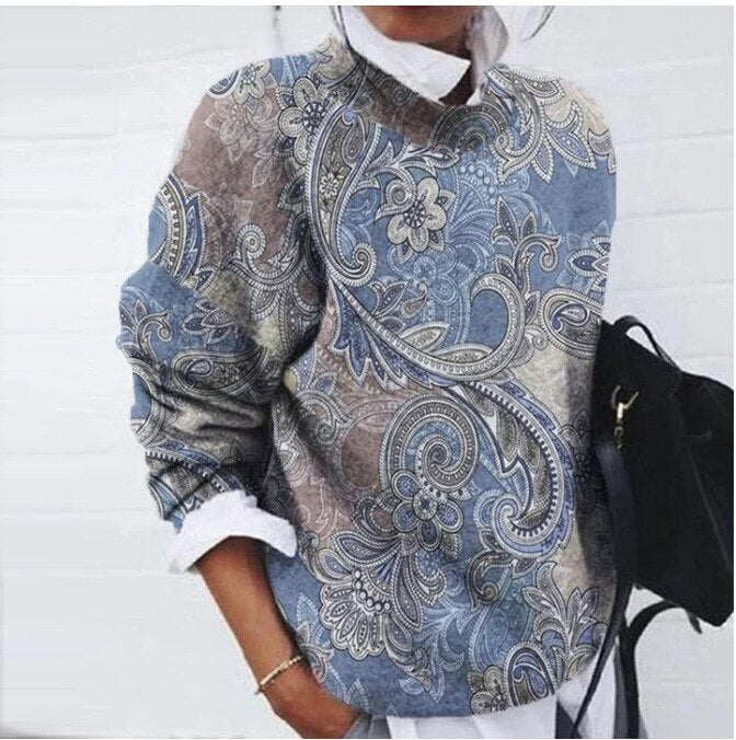 Talbot | Trendy Floral Sweater