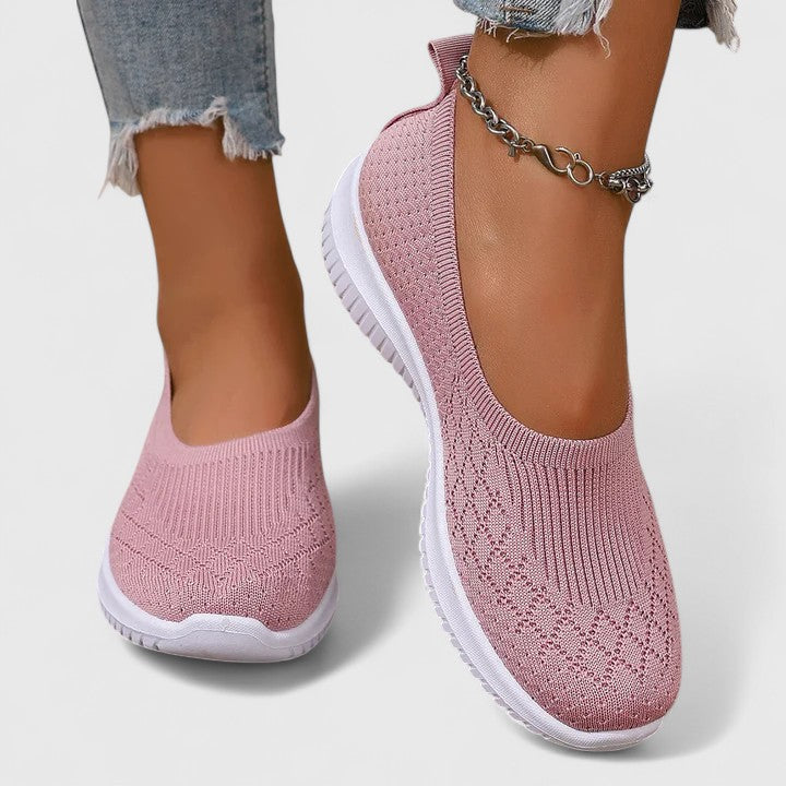 Breathable Knit Sock Slip On Lightweight Casual Sneaker