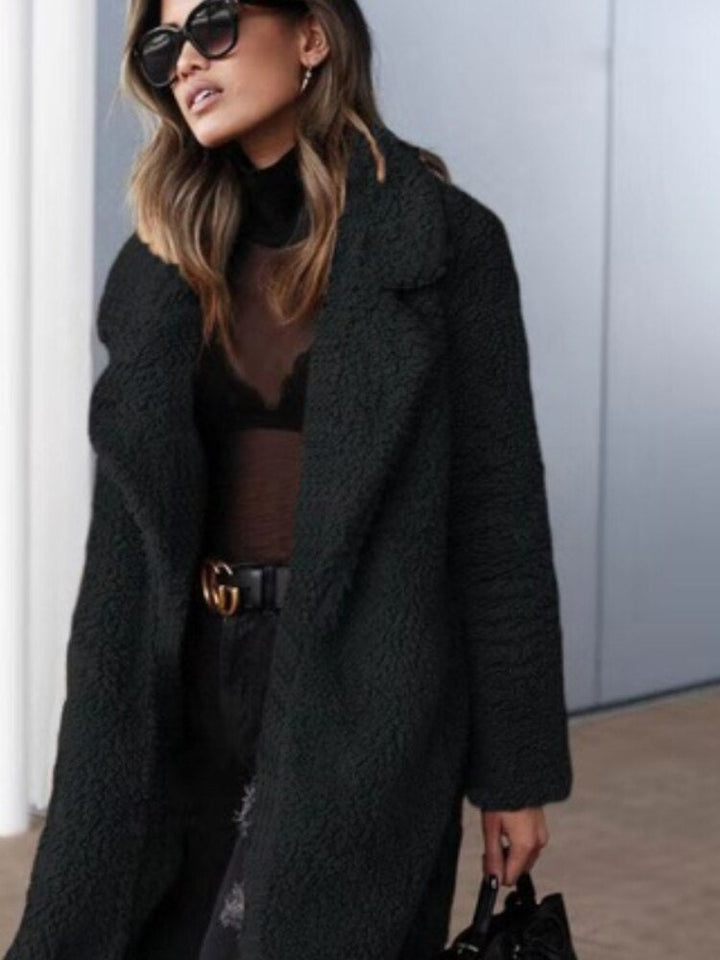 Vivienne | Women's Long Teddy Fleece Coat