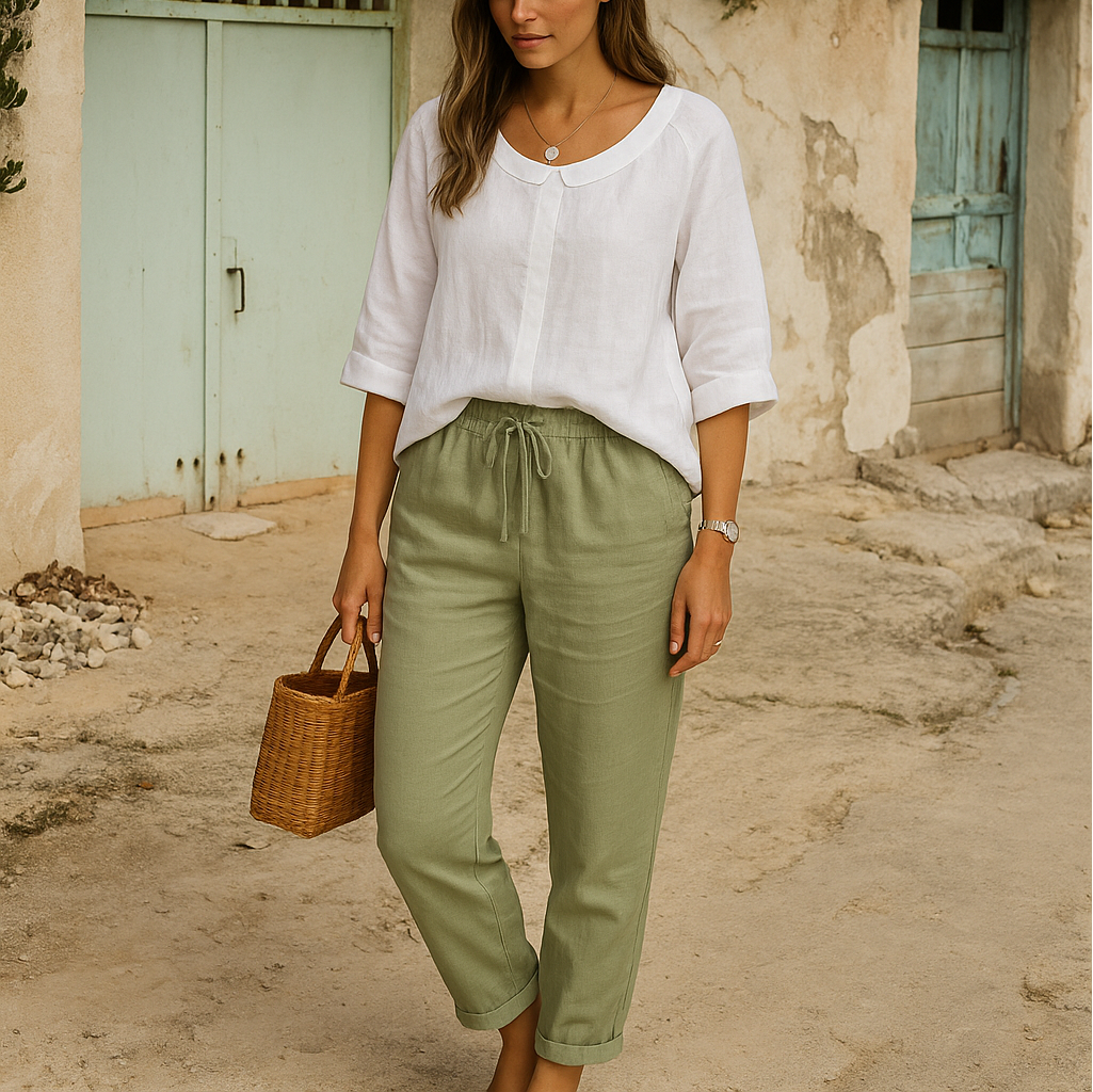 Eloise | Summer Linen Trousers