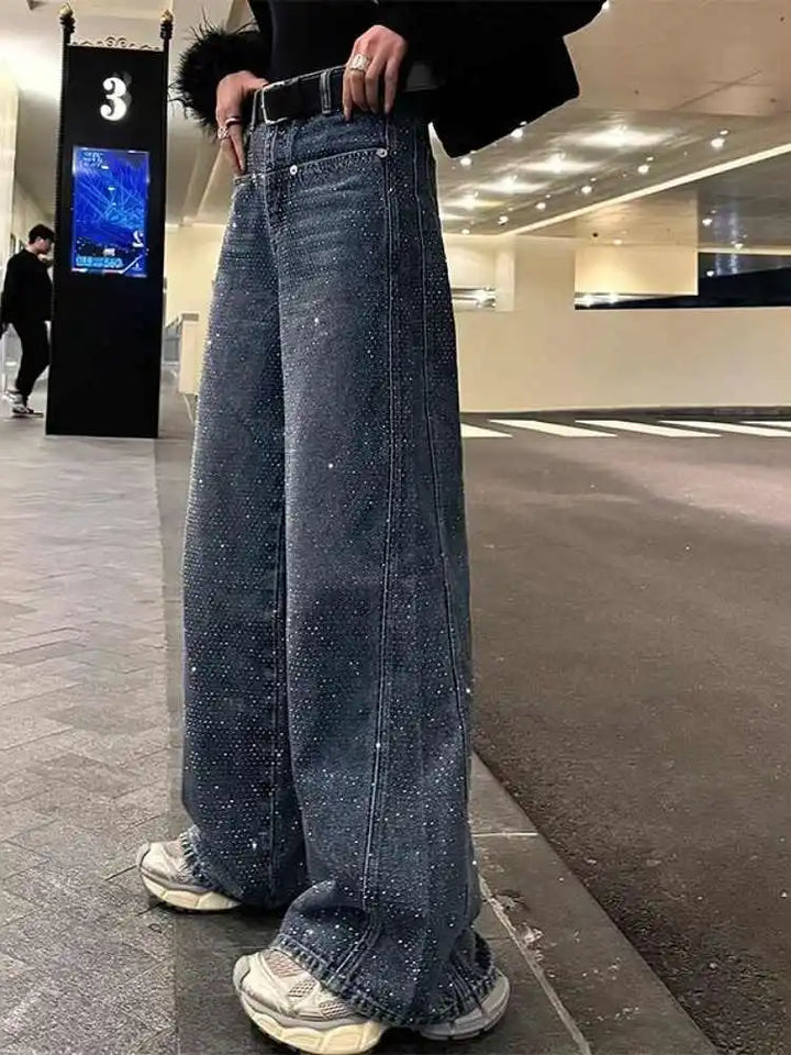 Sofia™ | Jeans Donna Dritti Americani con Design Primaverile