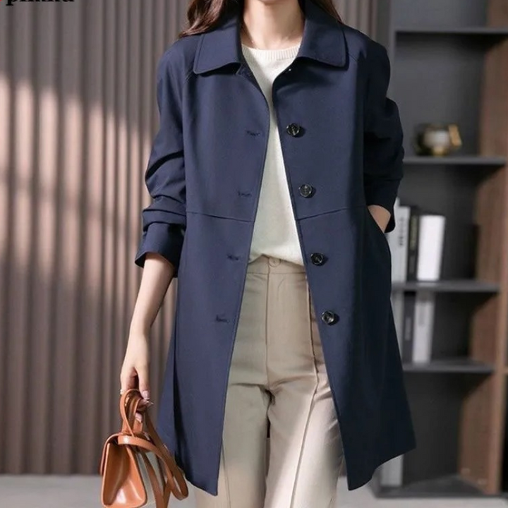 Odette | Women's Button Up Trench Coat