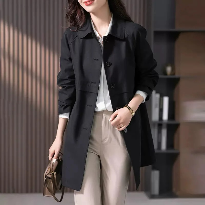 Odette | Women's Button Up Trench Coat