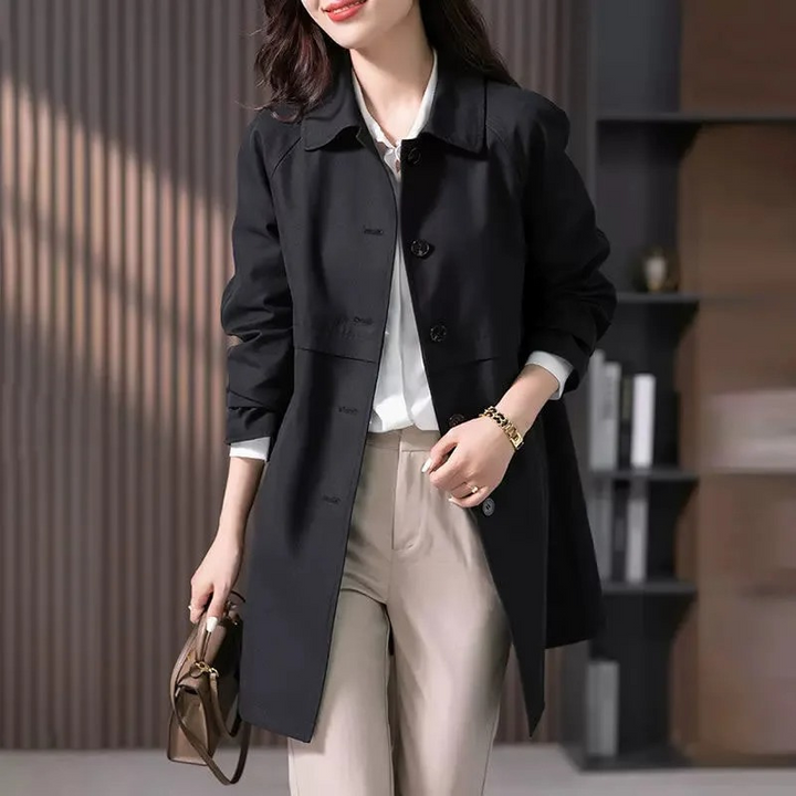 Odette | Women's Button Up Trench Coat