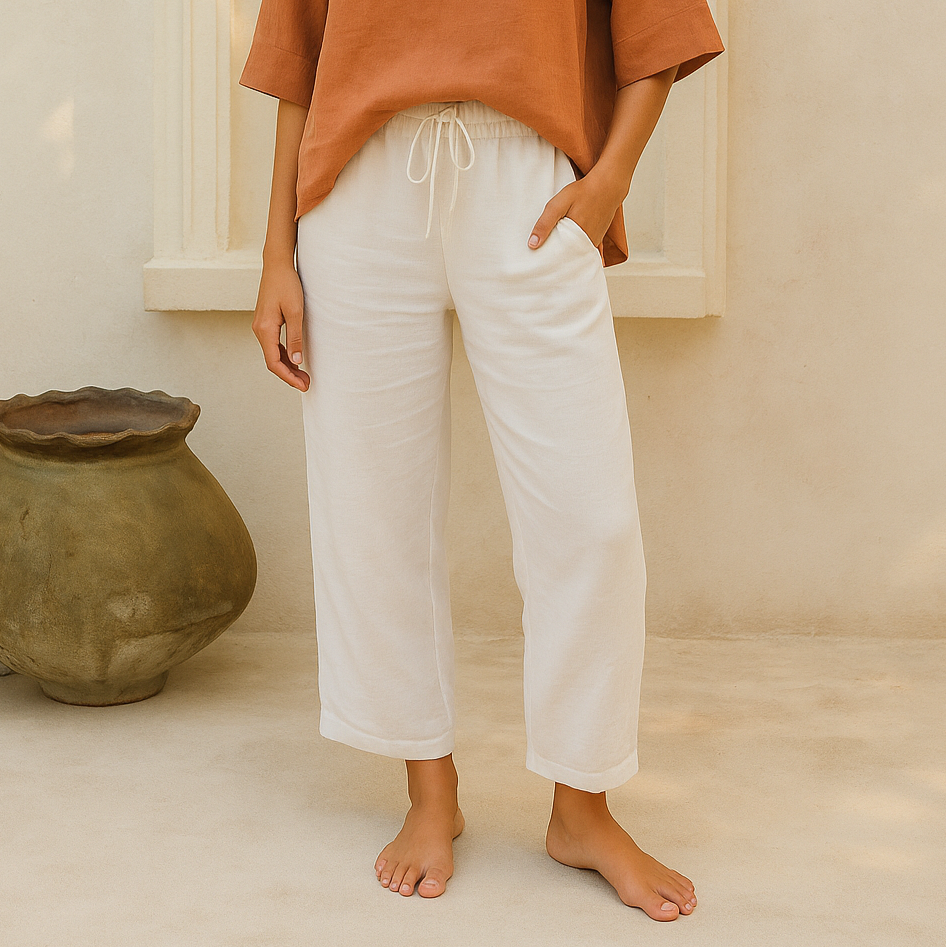 Eloise | Summer Linen Trousers