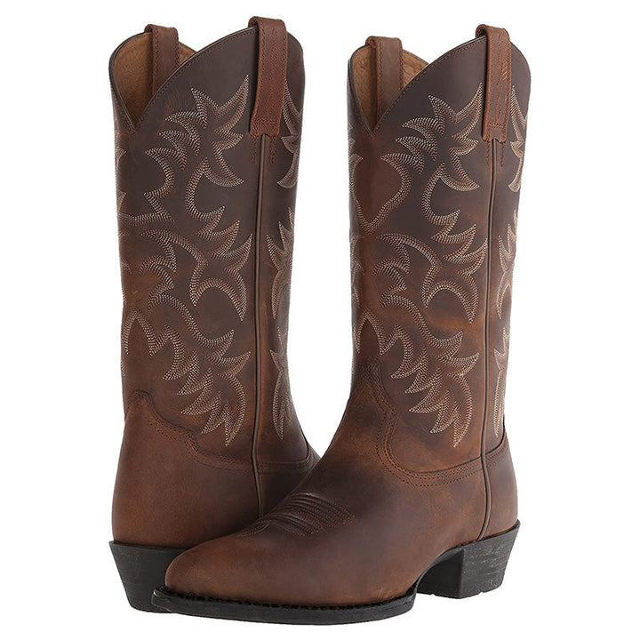 Tahlia | Women's Western Cowboy Boots with Embroidered Shaft