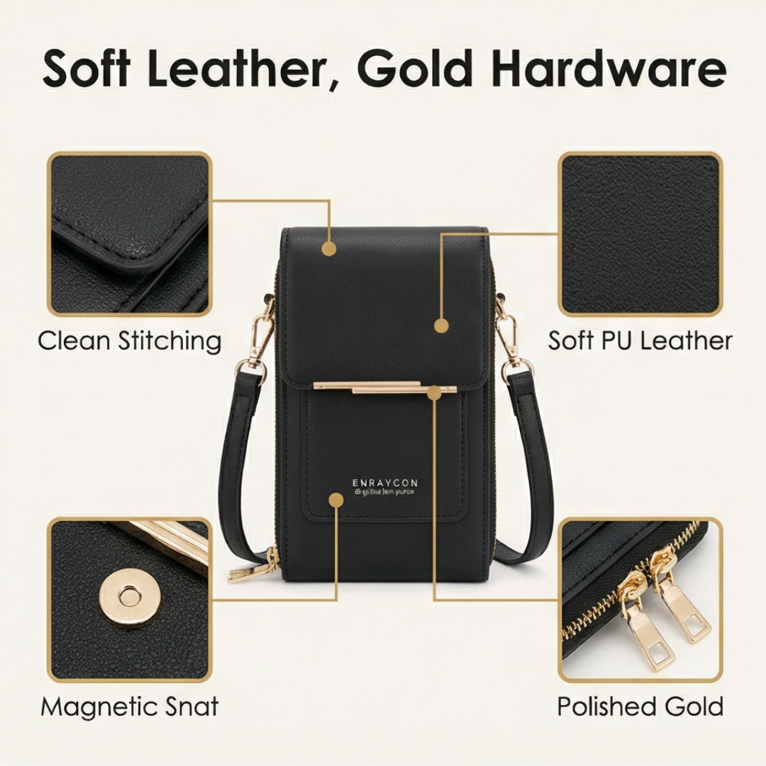 Ravenna | Women’s Touch Through Crossbody Phone Purse