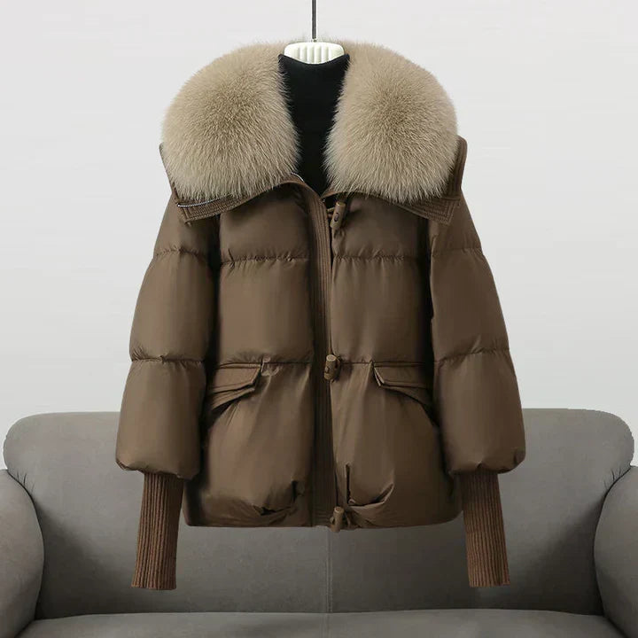 Donna | Women's Oversized Puffer Jacket with Faux Fur Collar