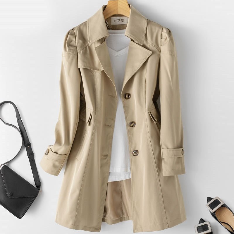 Grace | Women's Belted Single-Breasted Trench Coat