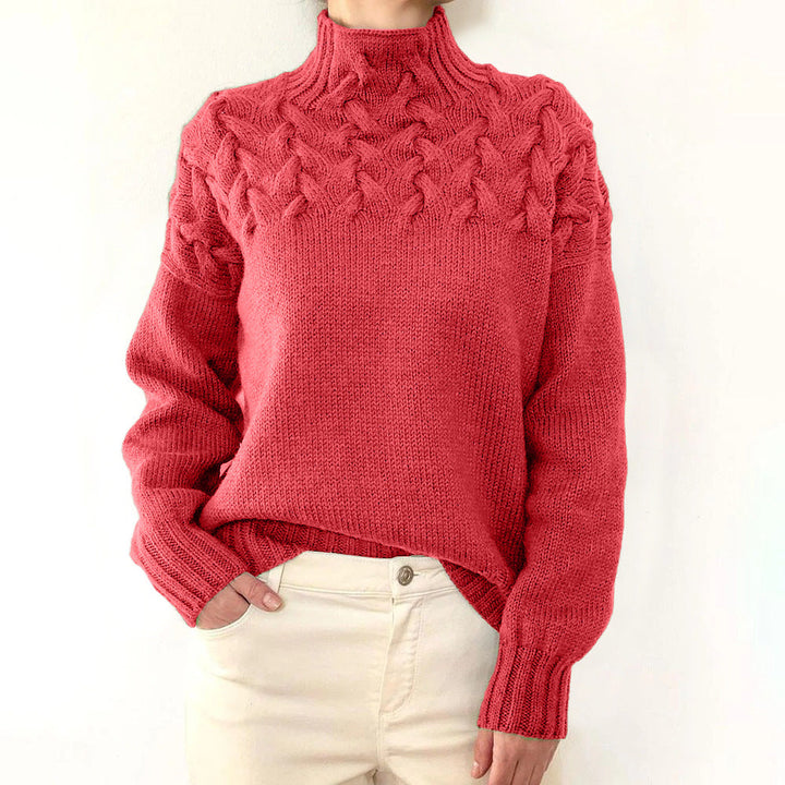 Elena – Warm Knitted Turtleneck