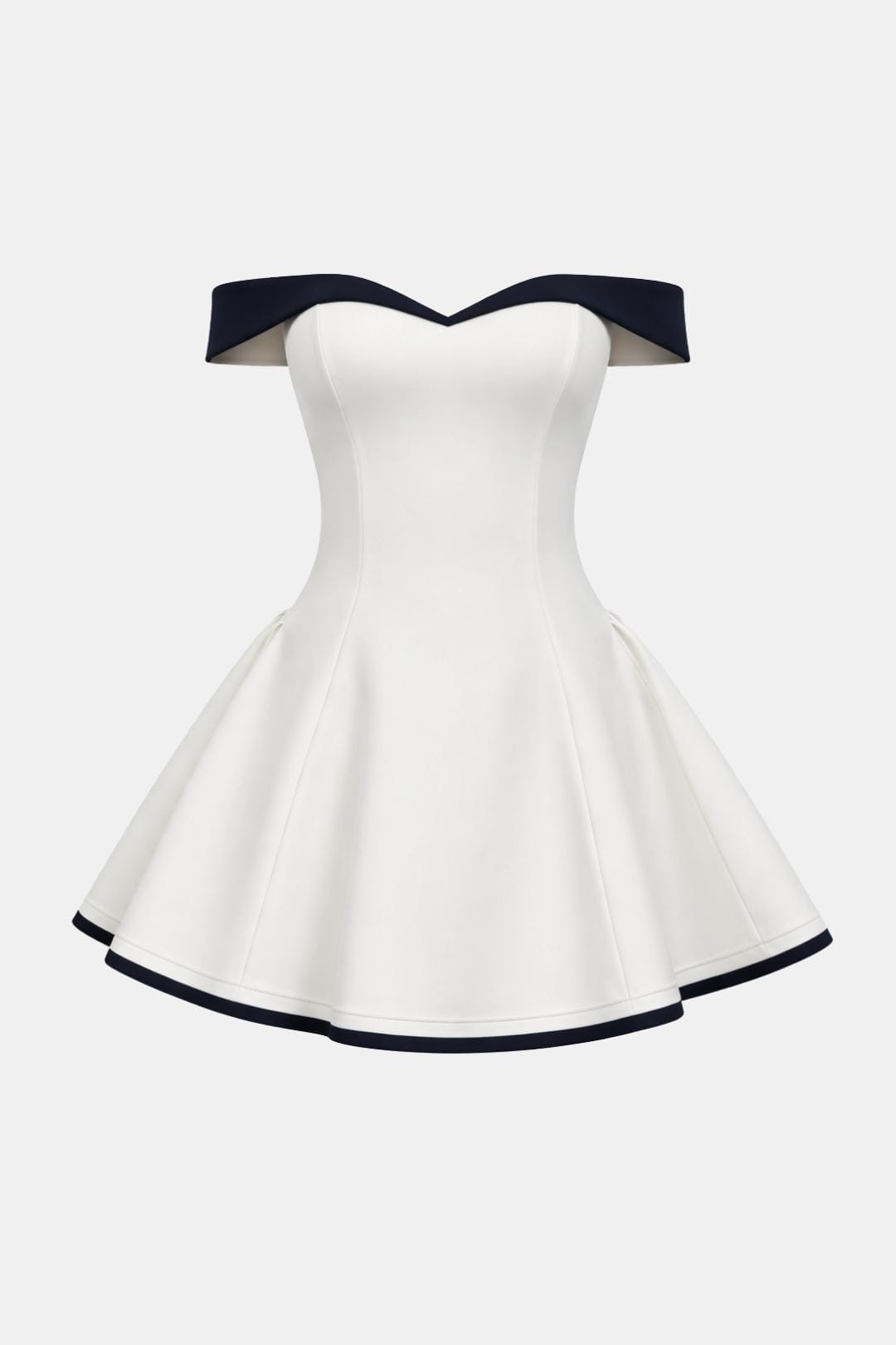 Off Shoulder A-Line Mini Red Homecoming Dress