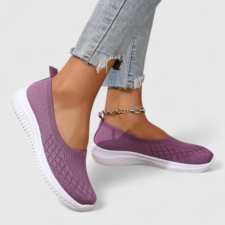 Breathable Knit Sock Slip On Lightweight Casual Sneaker