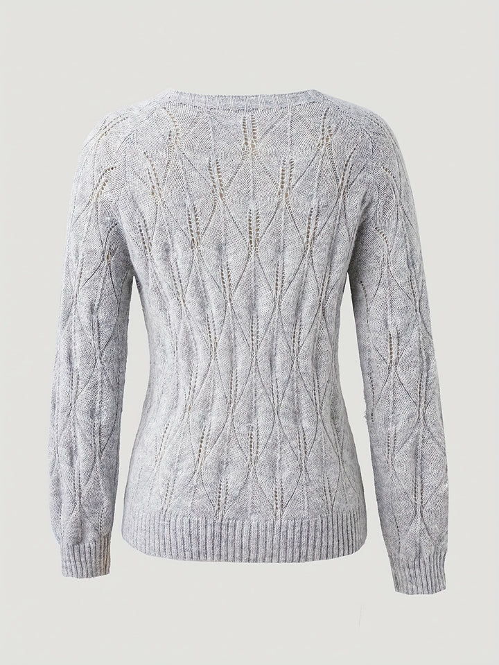 Jolene | Women's Faux Mink Pearl Button Cardigan