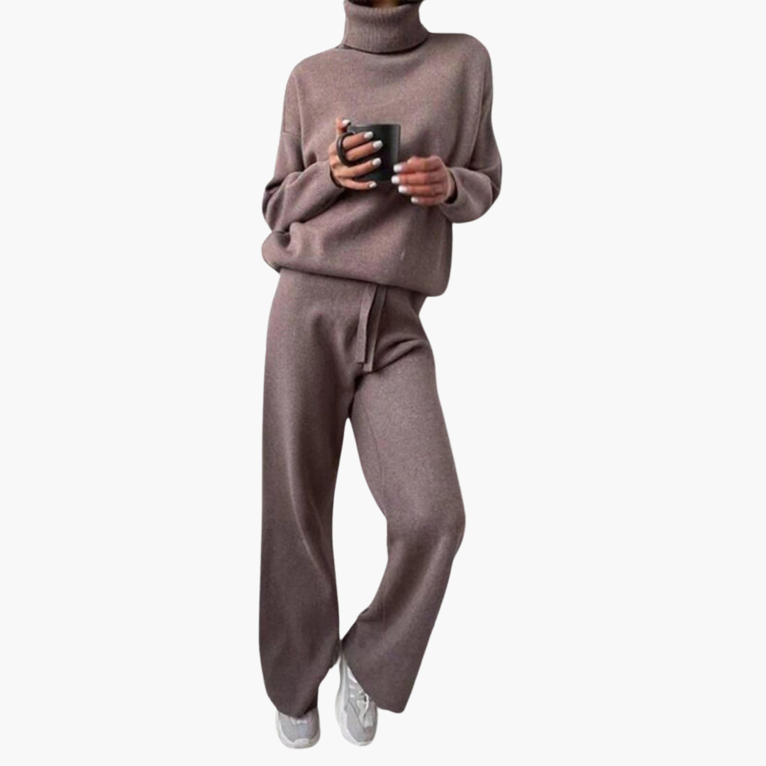 Marisa | Women's Turtleneck Sweater Lounge Set