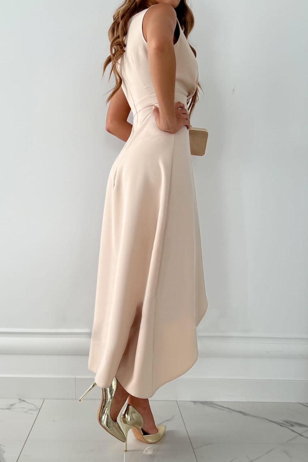 Rosamund | Blush Crest Dress
