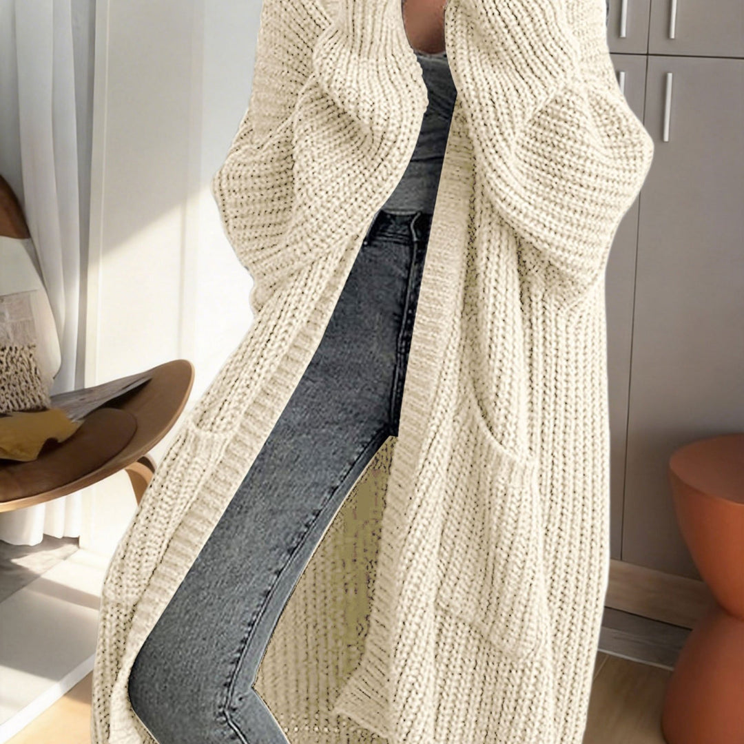Isadora | Women's Oversized Longline Duster Cardigan with Pockets