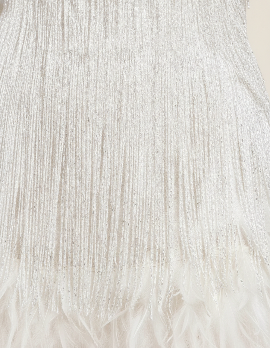 Adelaide | Women's Fringe Feather Homecoming Dress