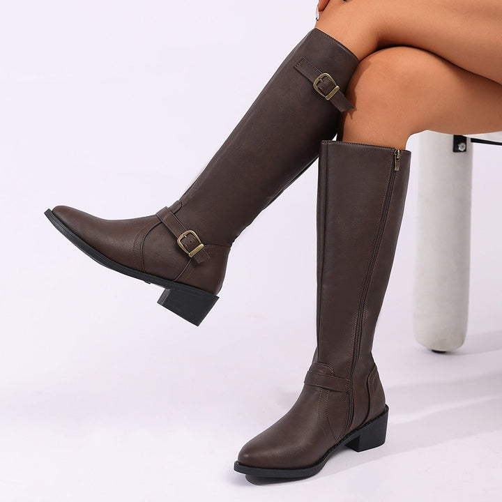 Sara-Knee-High Riding Boots