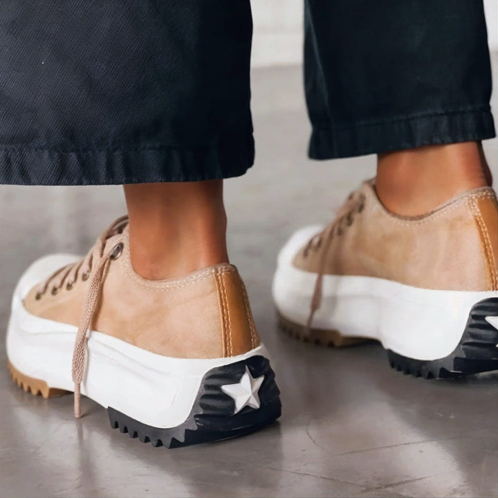 Chunky Platform Lace Up Casual Sneaker