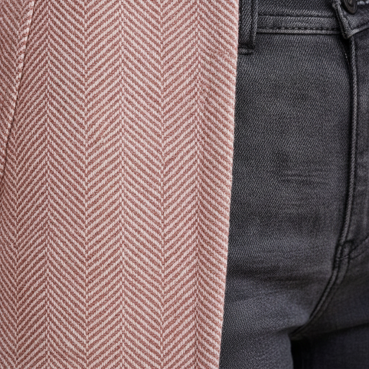 Amara | Women's Pink Tweed Blazer