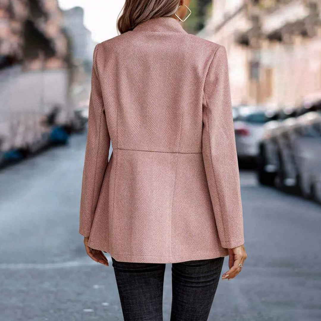 Amara | Women's Pink Tweed Blazer