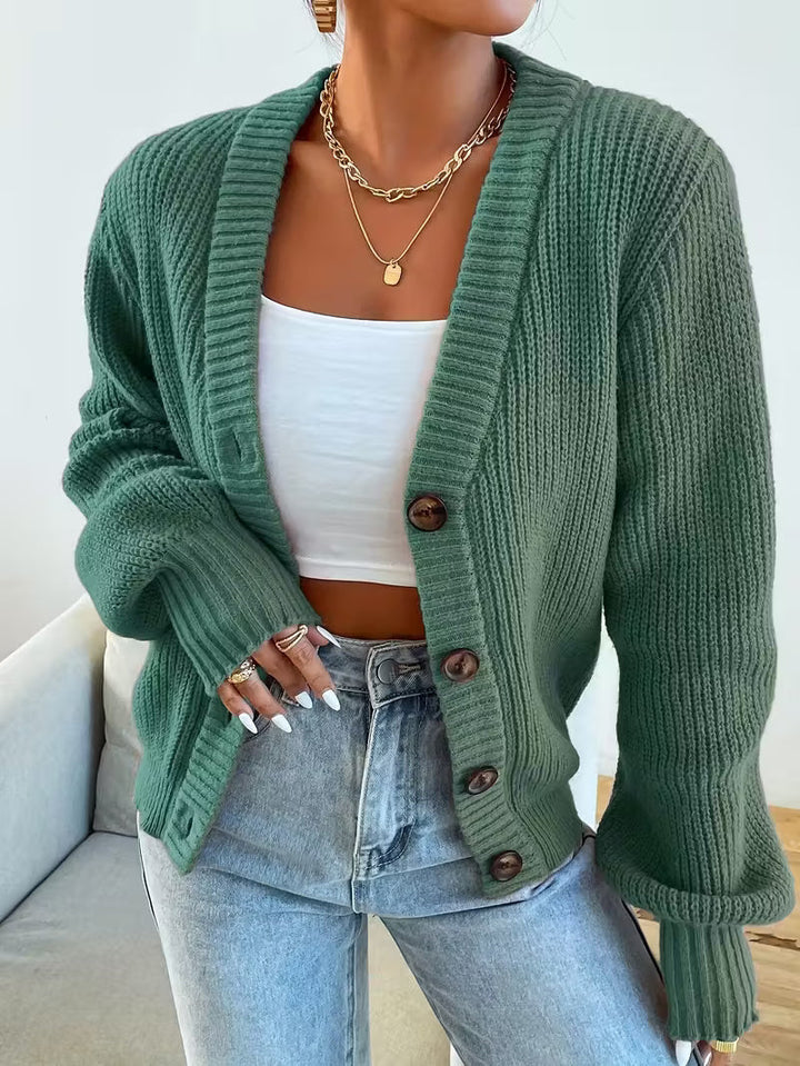 Ivana | Cozy Knit Button Cardigan