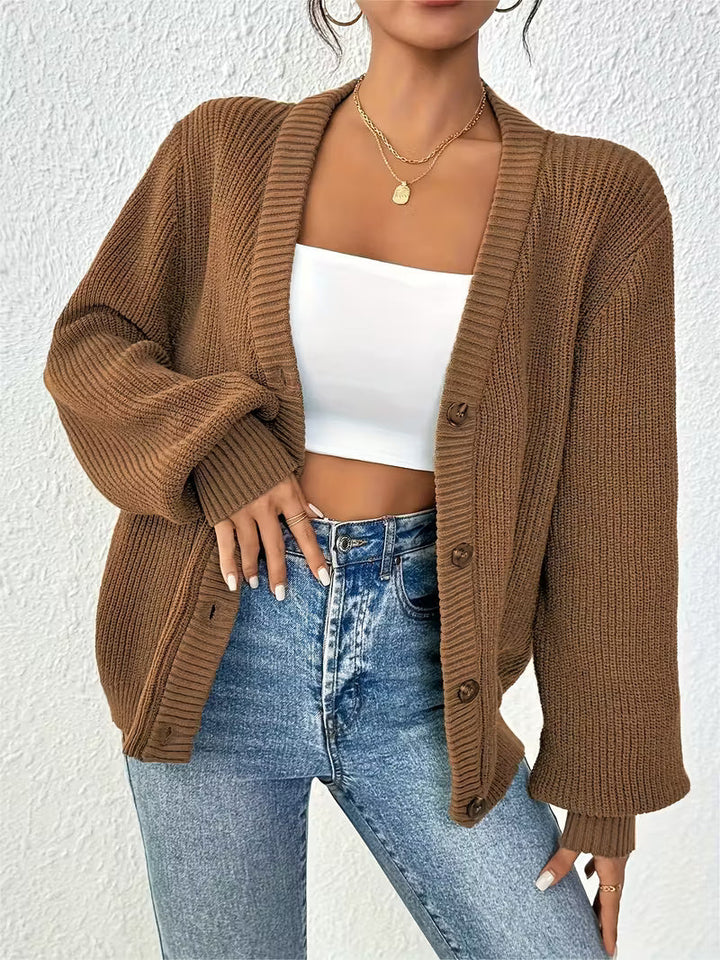 Ivana | Cozy Knit Button Cardigan