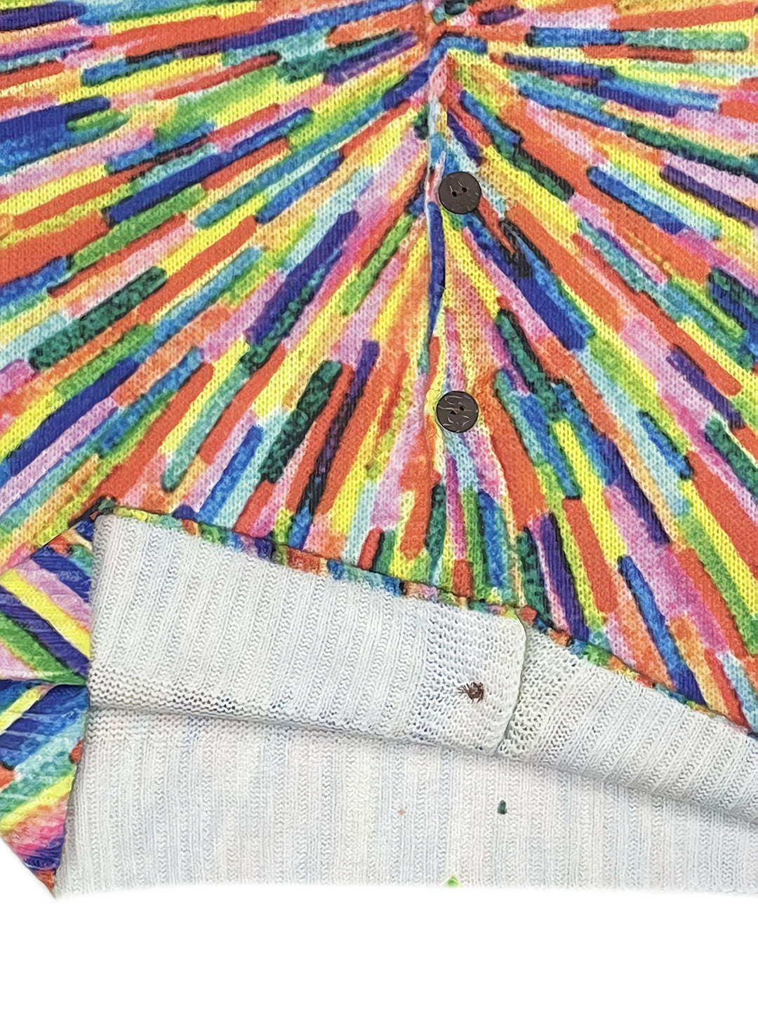 Chrissy-Colourful 3D Print Cardigan