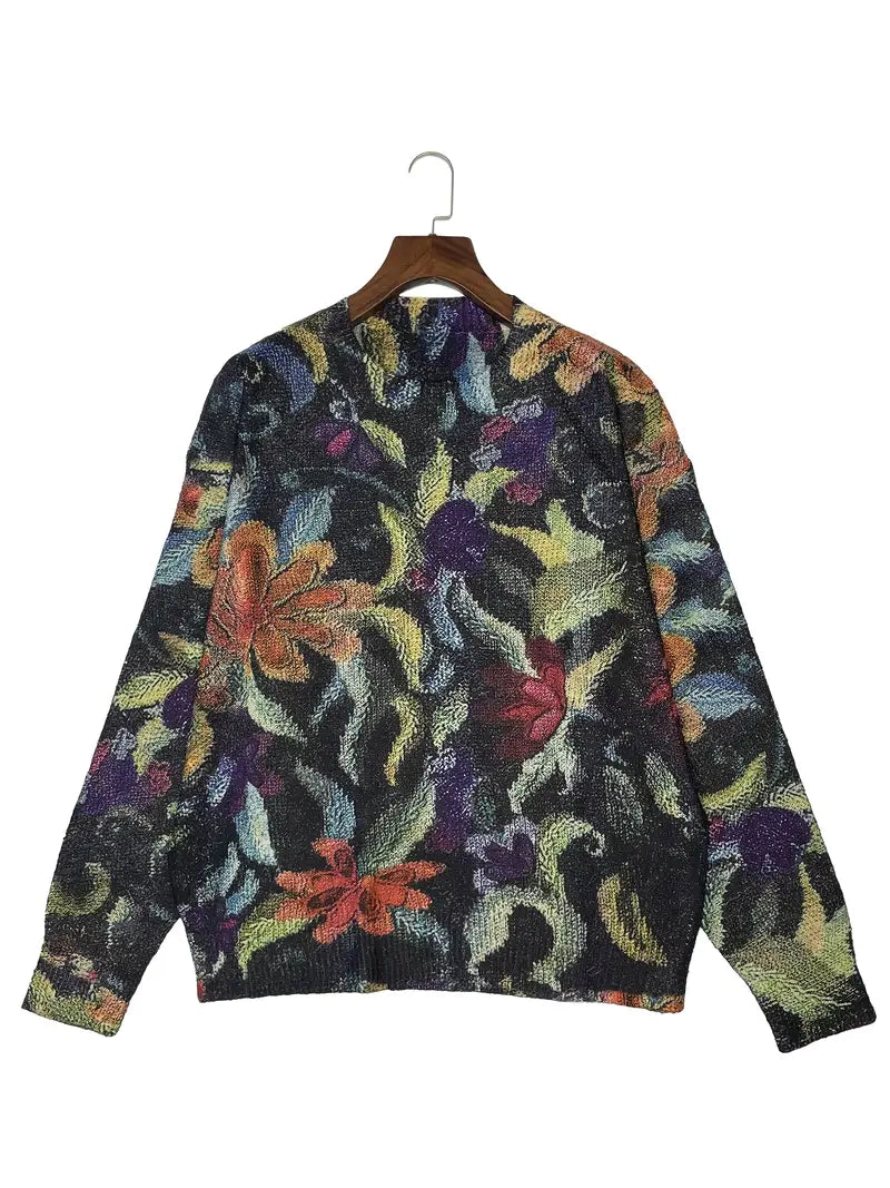 Talbot | Trendy Floral Sweater
