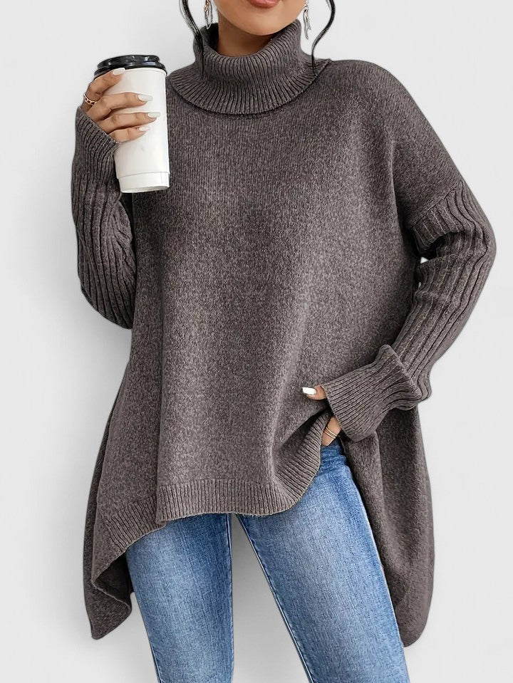 Keiralyss | Women's Oversized Wool Turtleneck Sweater
