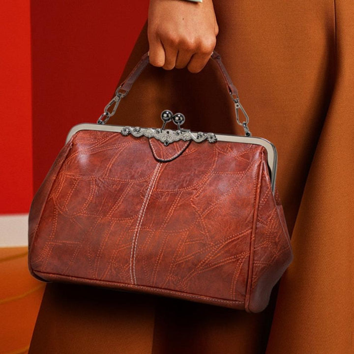 Isabeau | Women's Vintage Kiss-Lock Crossbody Handbag