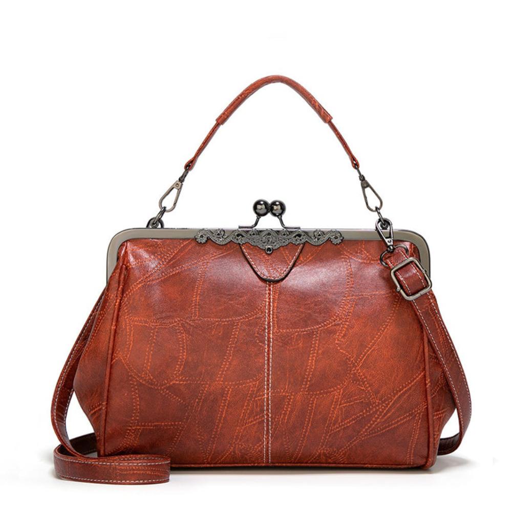 Isabeau | Women's Vintage Kiss-Lock Crossbody Handbag