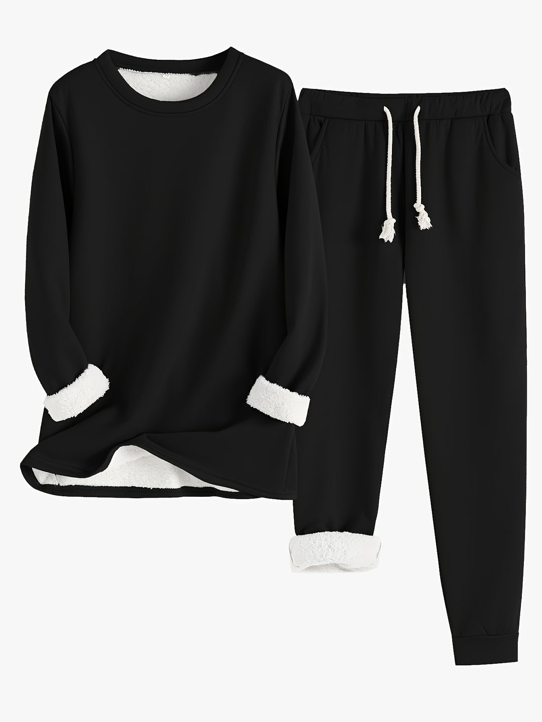 Wren | Women's Fleece-Lined Sweatshirt and Jogger Set
