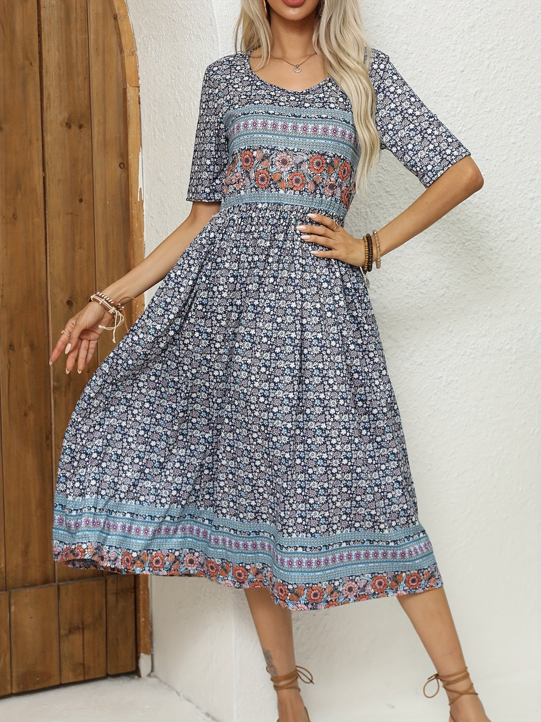 Kathy™-Casual Bohemian Dress