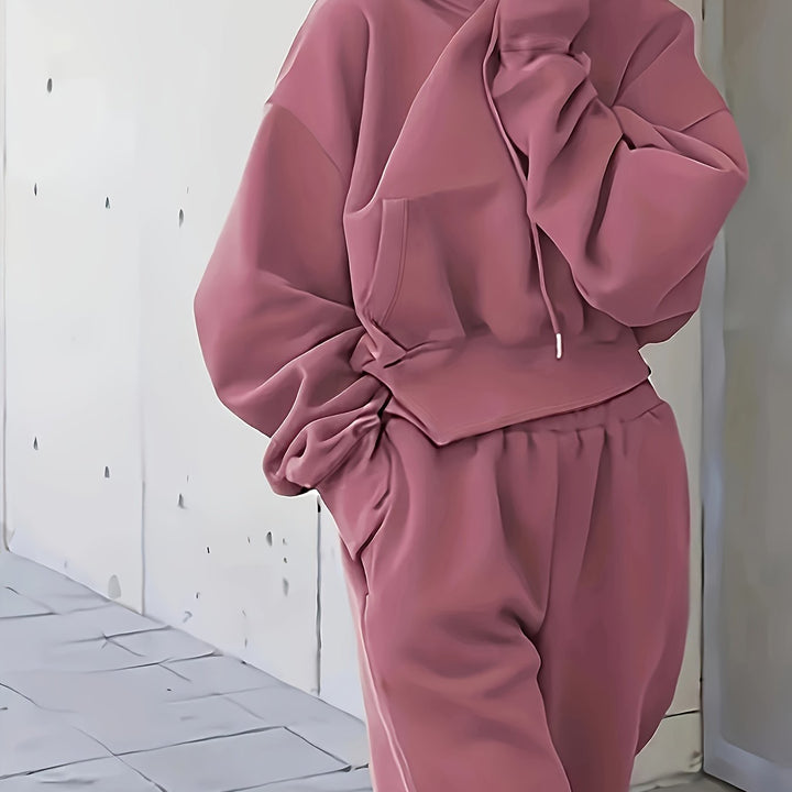 Frankie | Women's Oversized Hooded Sweatshirt and Jogger Set