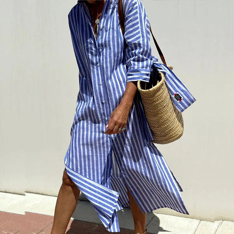 Rochelle | Elegant Striped Summer Dress (Almost sold out)