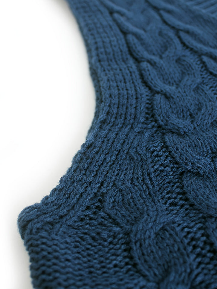 Wrenley | Women's Cable Knit V-Neck Sweater Vest