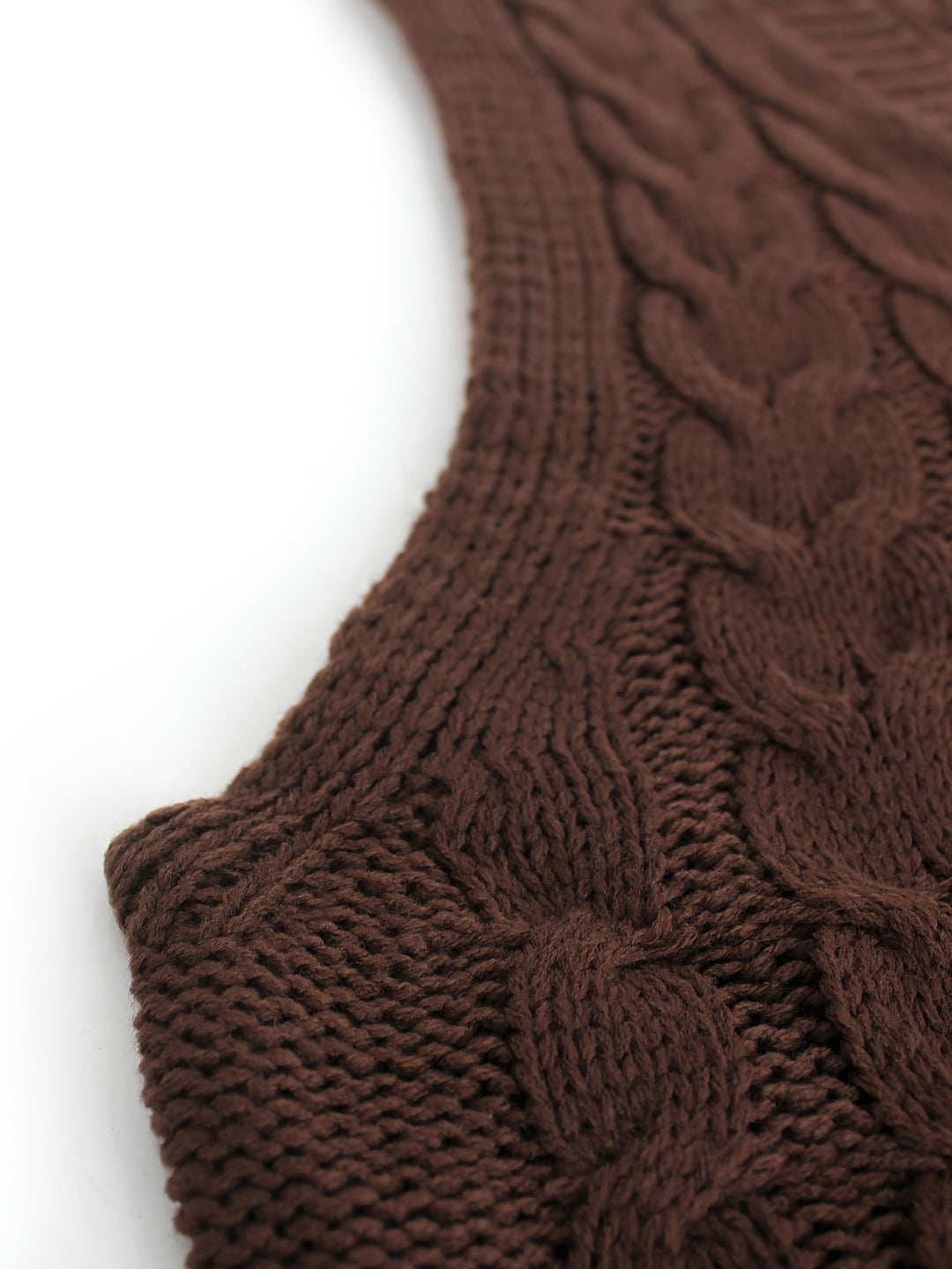 Wrenley | Women's Cable Knit V-Neck Sweater Vest