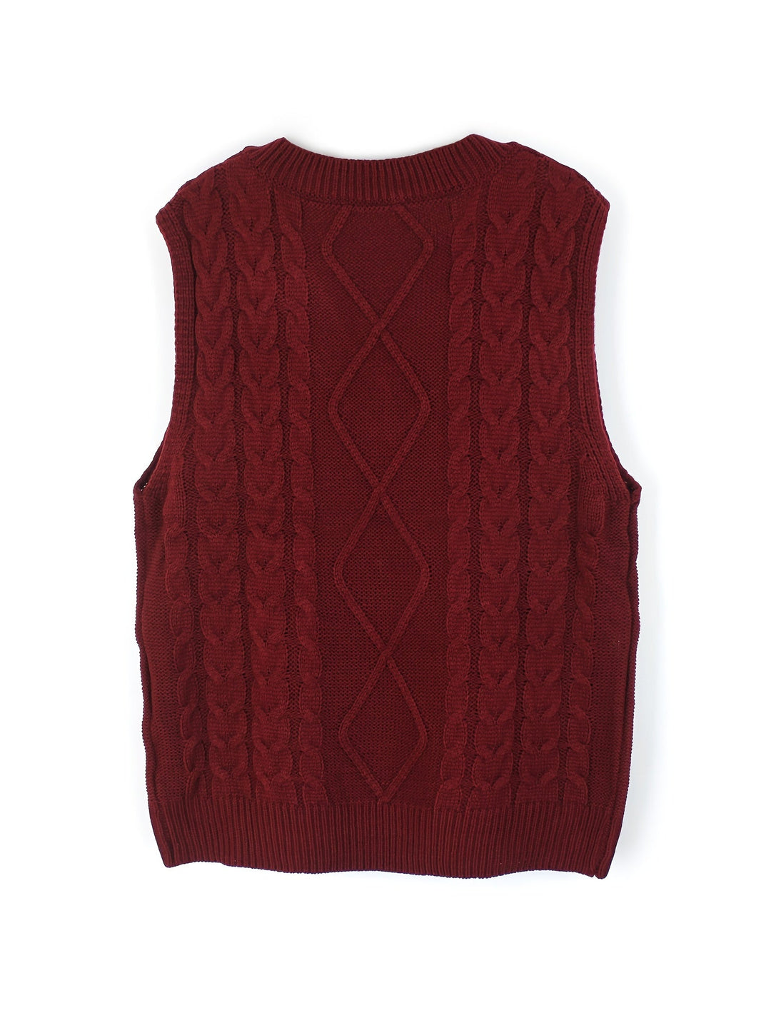 Wrenley | Women's Cable Knit V-Neck Sweater Vest