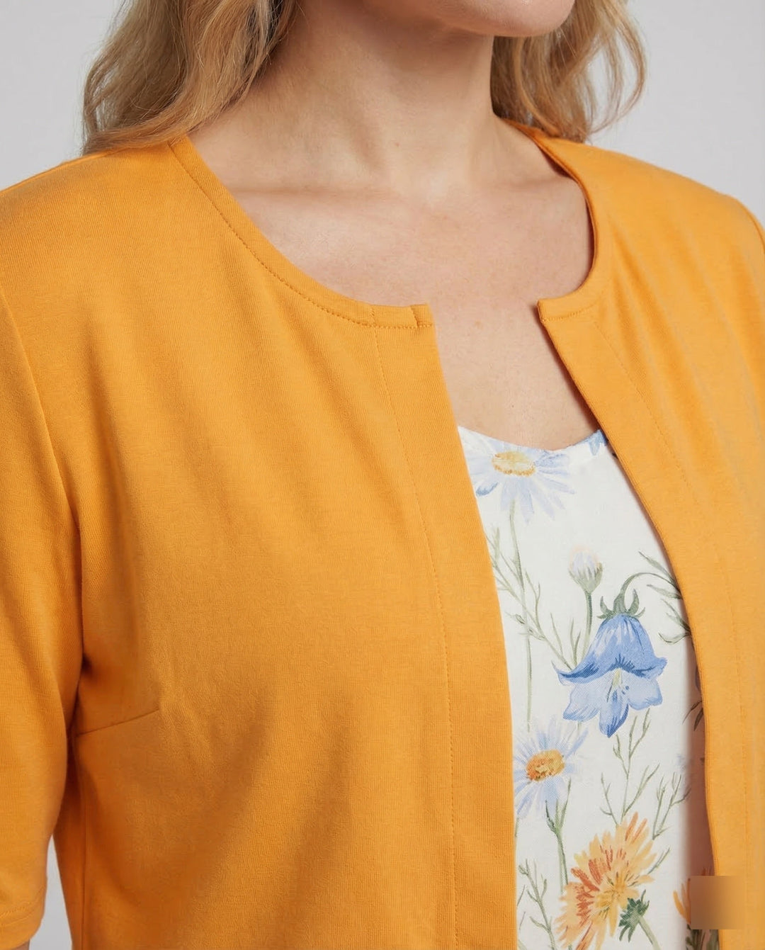 Floral Summer Midi Dress Two Piece Set - Wedding Guest