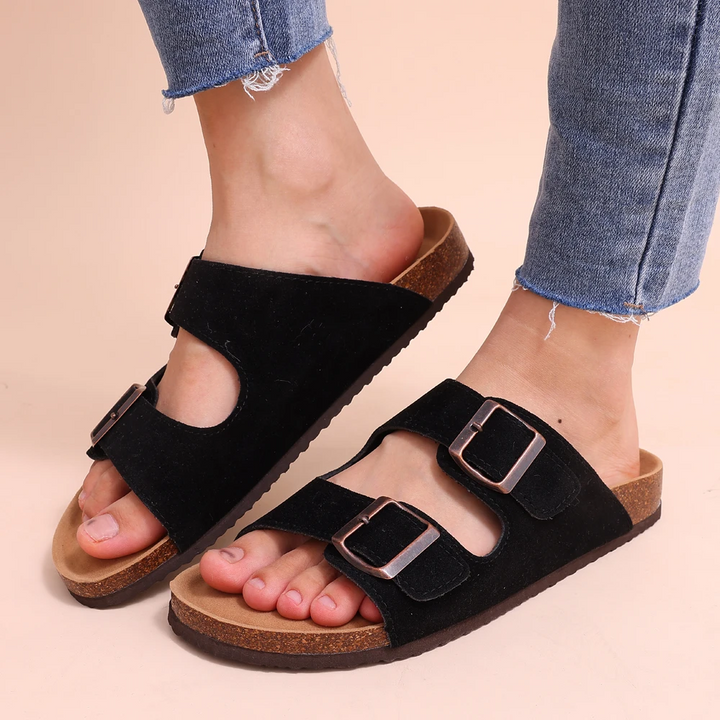 Orthopaedic sandals with cork footbed | Optimal Support